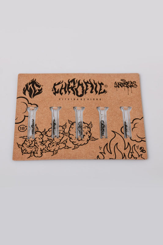 Piteira de Vidro Chronic Original ou Genérica - 4 cm