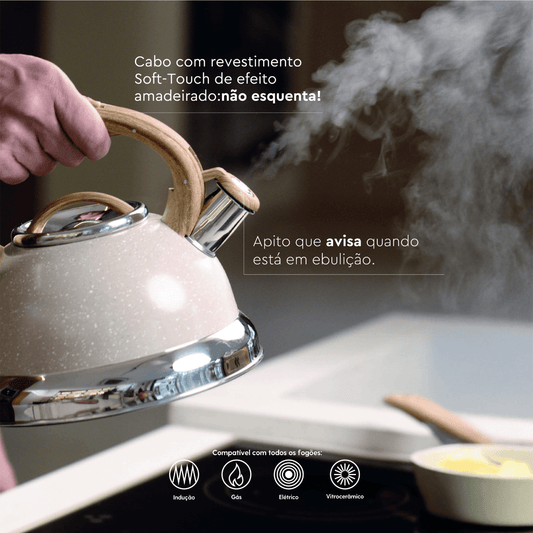 Chaleira com Indução e Apito 2,7 Litros