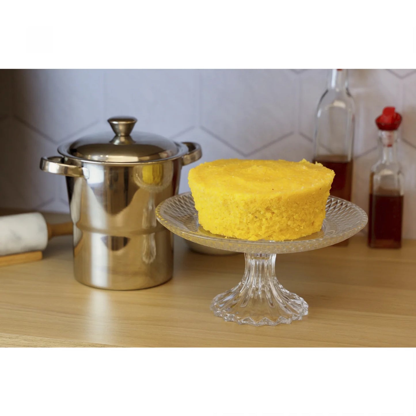 Cuscuzeira Inox Indução 16 × 20 cm Lyor ou Linha B