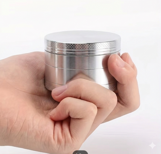 Dichavador Moedor Triturador Metálico 4 partes - Com ou Sem Manopla