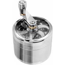 Dichavador Moedor Triturador Metálico 4 partes - Com ou Sem Manopla