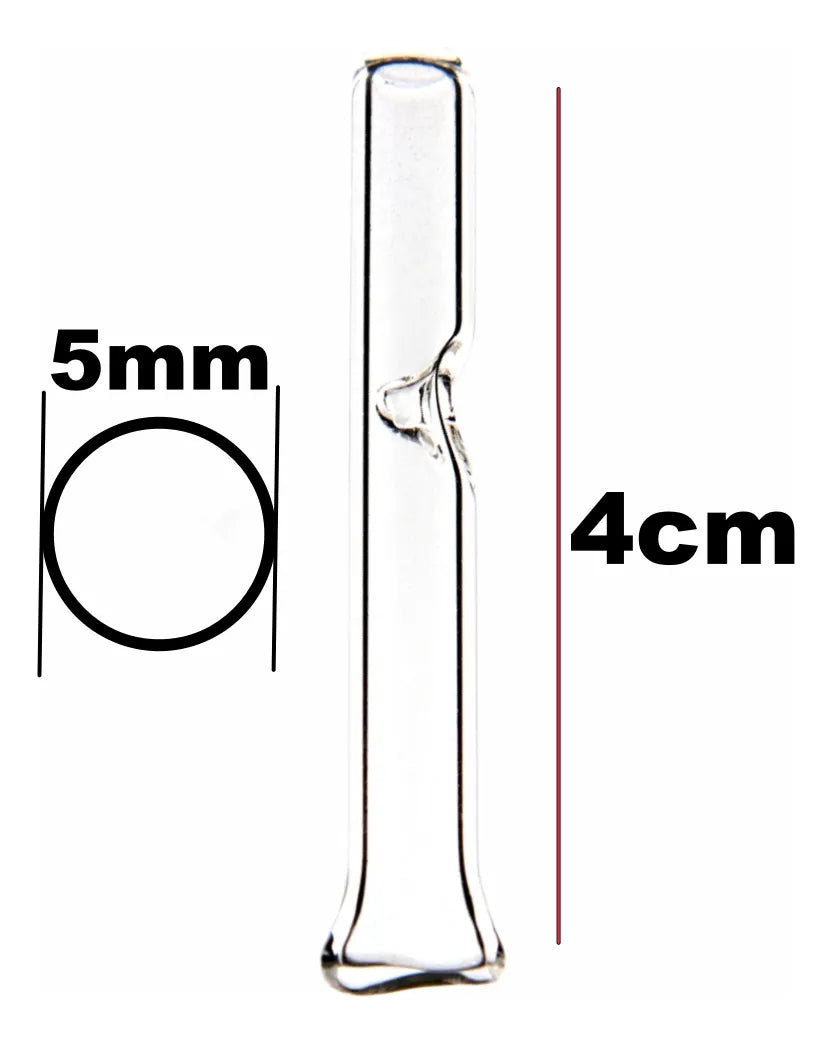Piteira de Vidro Chronic Original ou Genérica - 4 cm