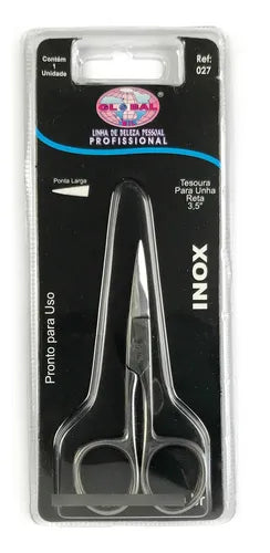 Tesoura Global Reta 3,5” · Aço Inox - ORIGINAL