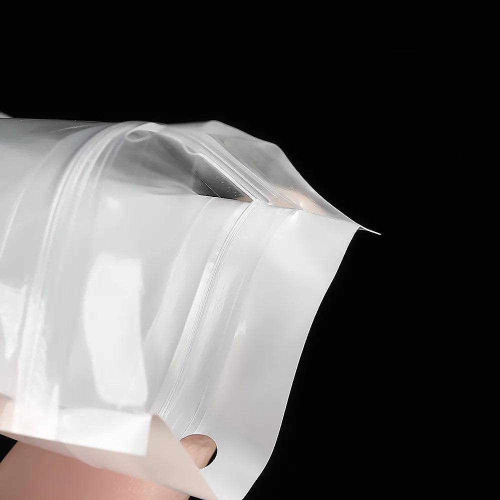 Saco ZipLock Hermético - Fundo Branco ou Preto holográfico