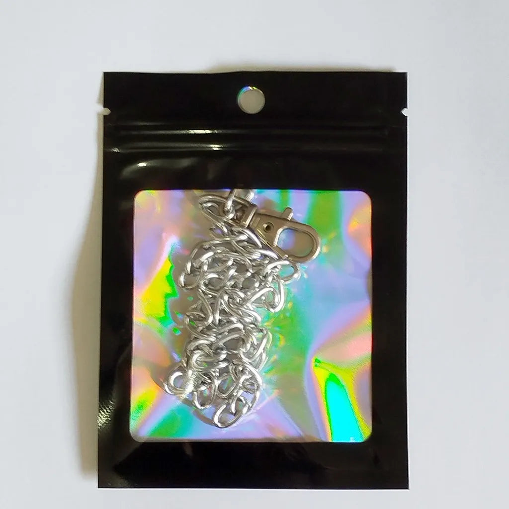 Saco ZipLock Hermético - Fundo Branco ou Preto holográfico